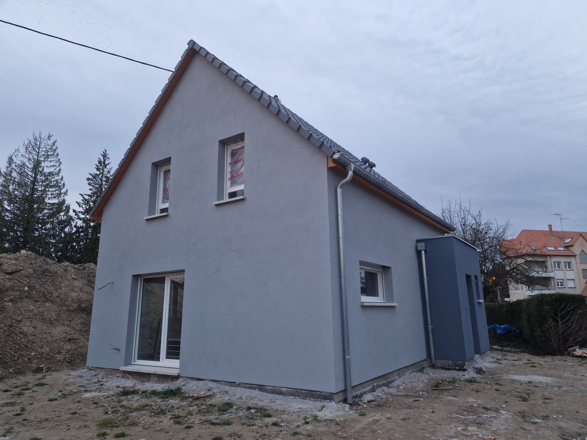 20230320_184345 | Forbati Deuxième Chantier ravalement sur maison neuf Herlisheim Obernai