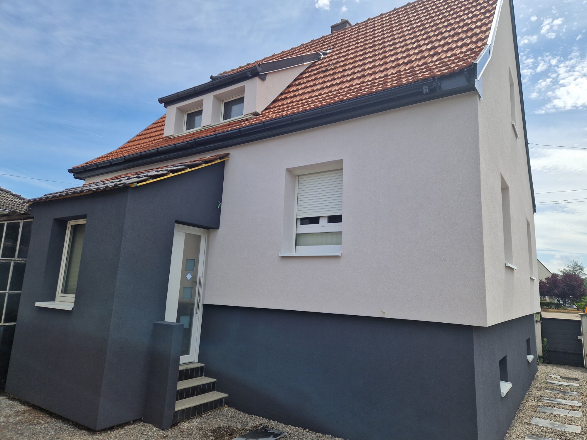 Chantier isolation ext&eacute;rieure &agrave; Haguenau Bischwiller