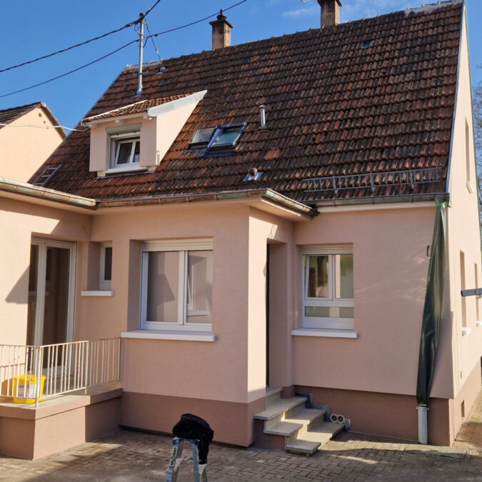 FORBATI ISOLATION CREPIS FACADE HAGUENAU ALSACE 67 BAS RHIN . 675X675 | Forbati Chantier Isolation Thermique par l’Extérieur à Haguenau Illkirch-Graffenstaden